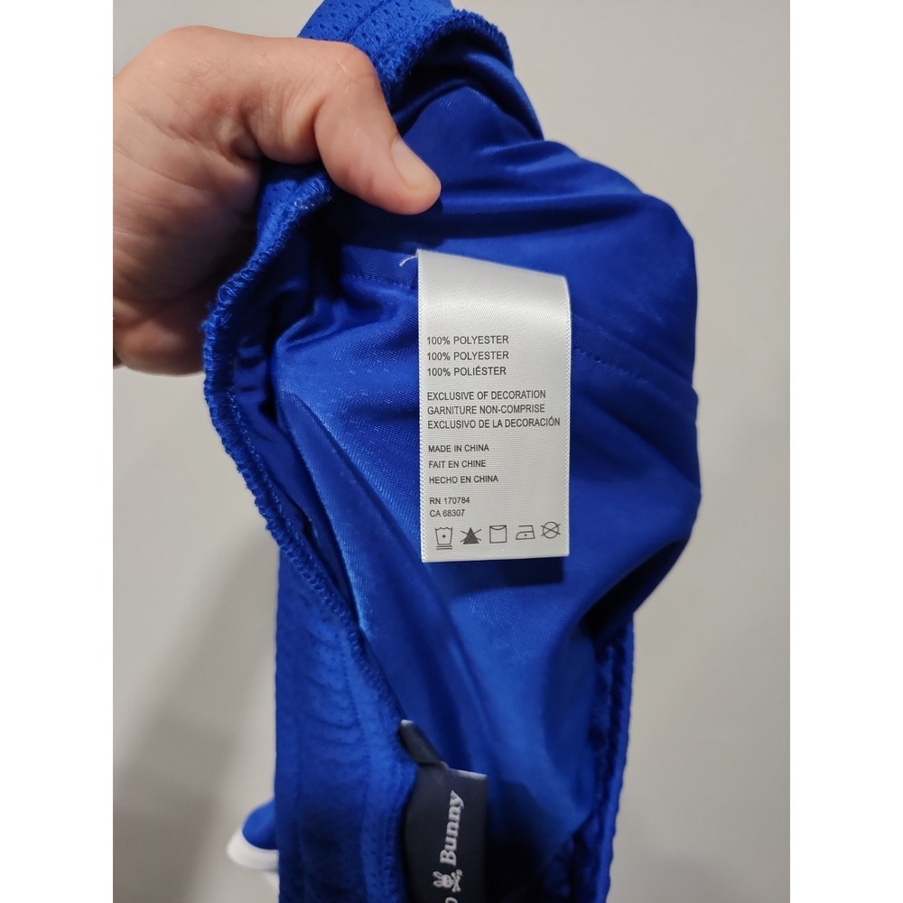 Psycho Bunny NWT Shorts Mens S Blue Gym Workout Athletic Drawstring Pockets Logo - Picture 8 of 8